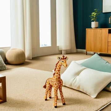 Rhode Island Novelty Adventure Planet Standing Stuffed Giraffe ~ 30.5'' Tall Toy Giraffe ~Soft Cozy Plush ~ Movable Neck