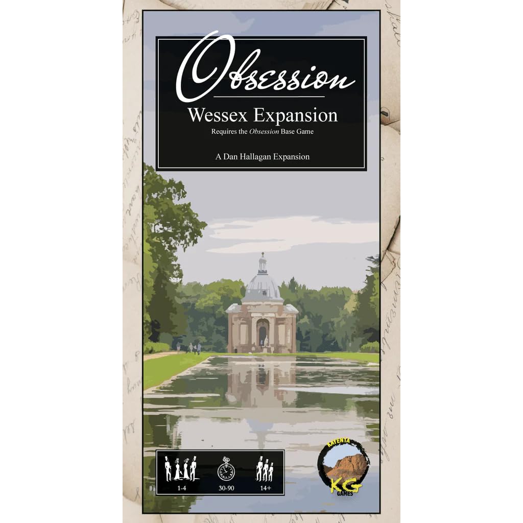 Kayenta Games Obsession - Wessex Expansion (1st Edition) - Cardboard - 45.17 cu in - Model KG29497 - Color: Iheytek-tm4