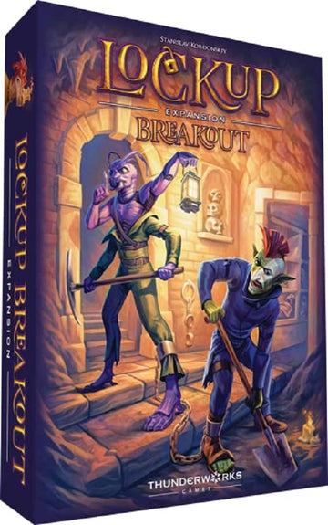 Thunderworks Games - Lockup: Breakout | Board Game Expansion | Fantasy Jail Break | Worker Placement Strategy | World of Ulos | Ages 14+ | Family Game for 1-5 Players | 45-90 Minutes