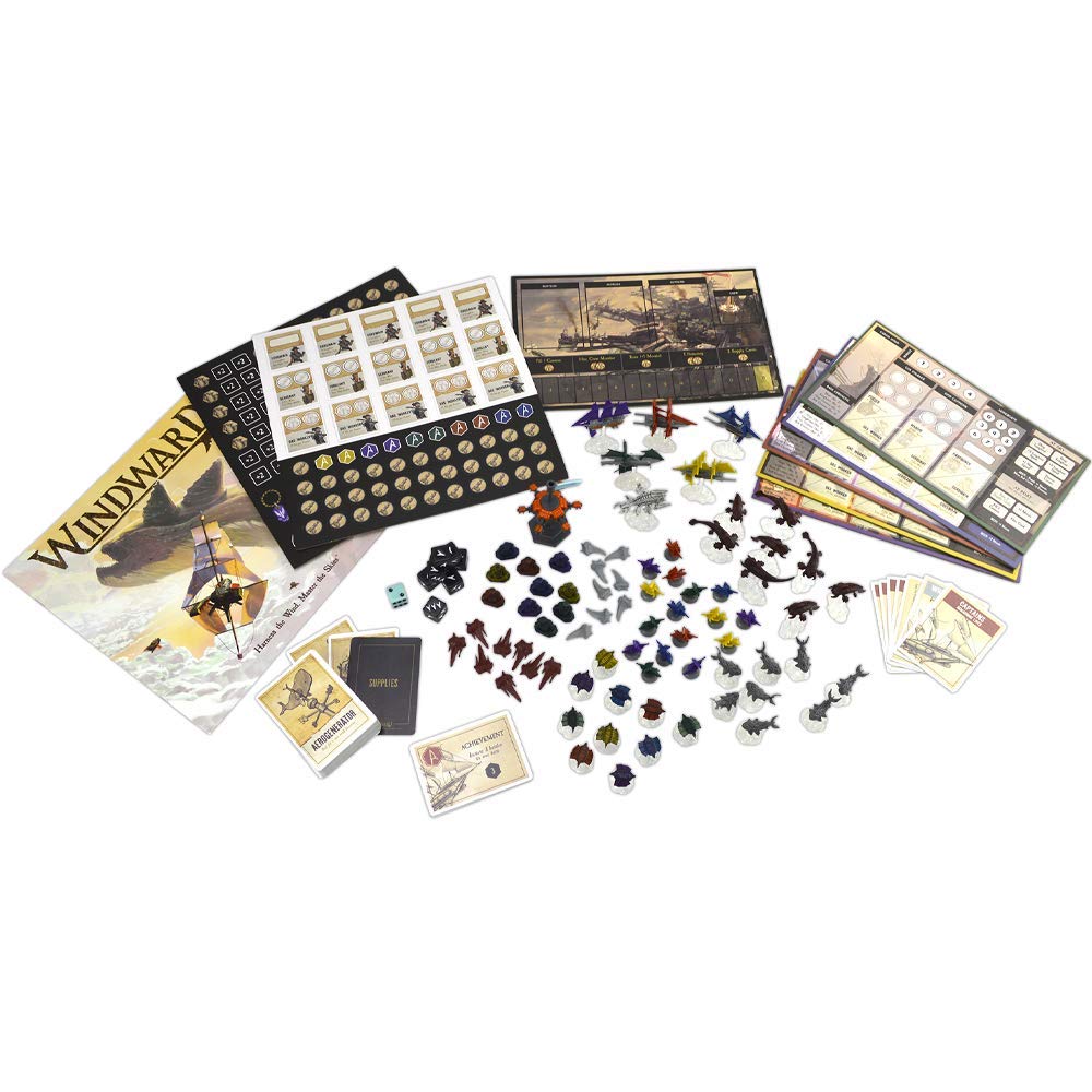 Rfish Windward Strategy Board Game for 1-5 Players, Ages 14+, Multi-Color - Master The Skies with This Engaging Game