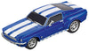 Carrera Ford Mustang '67 GO Analog Slot Car, 1:43 Scale, Blue, Model 20064146, Plastic