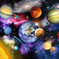 Ravensburger Solar System - Engaging 300 Piece Jigsaw Puzzle for Kids | Unique Piece Design | Fine Linen-Textured Paper | Anti-Glare Surface | Enhances Concentration & Creativity