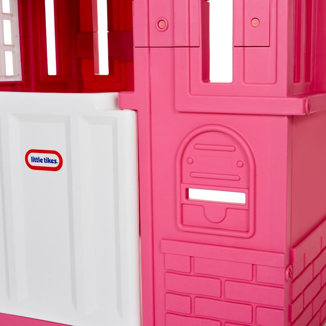 Little Tikes Cape Cottage Playhouse, Large Pink, Indoor/Outdoor, Working Doors/Windows, Model 653612M, for Toddlers 2+ Years