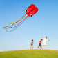 Mint'S Colorful Life Octopus Kite (Orange Spotty&Red&Blue)