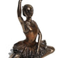5.13 Inch Ballerina - Warming Up Cold Cast Bronzed Figurine