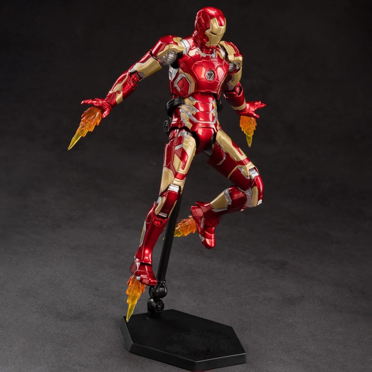 Hiplay Zd Toys Collectible Figure Full Set: Anniversary Series Non-Luminous Version: Iron Man Mk43 (1906-43), 1:10 Scale Miniatu