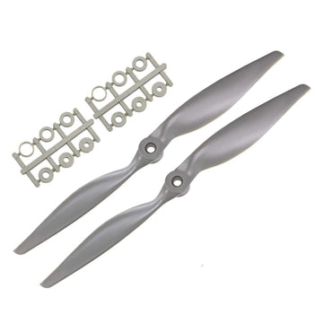 Top-Vigor 2Pcs Cw Rc Propellers 1170 11 X 7 Inch 2-Vane Rc Vehicle Propellers Replacement For Rc Airplane With Adapter Rings Nyl