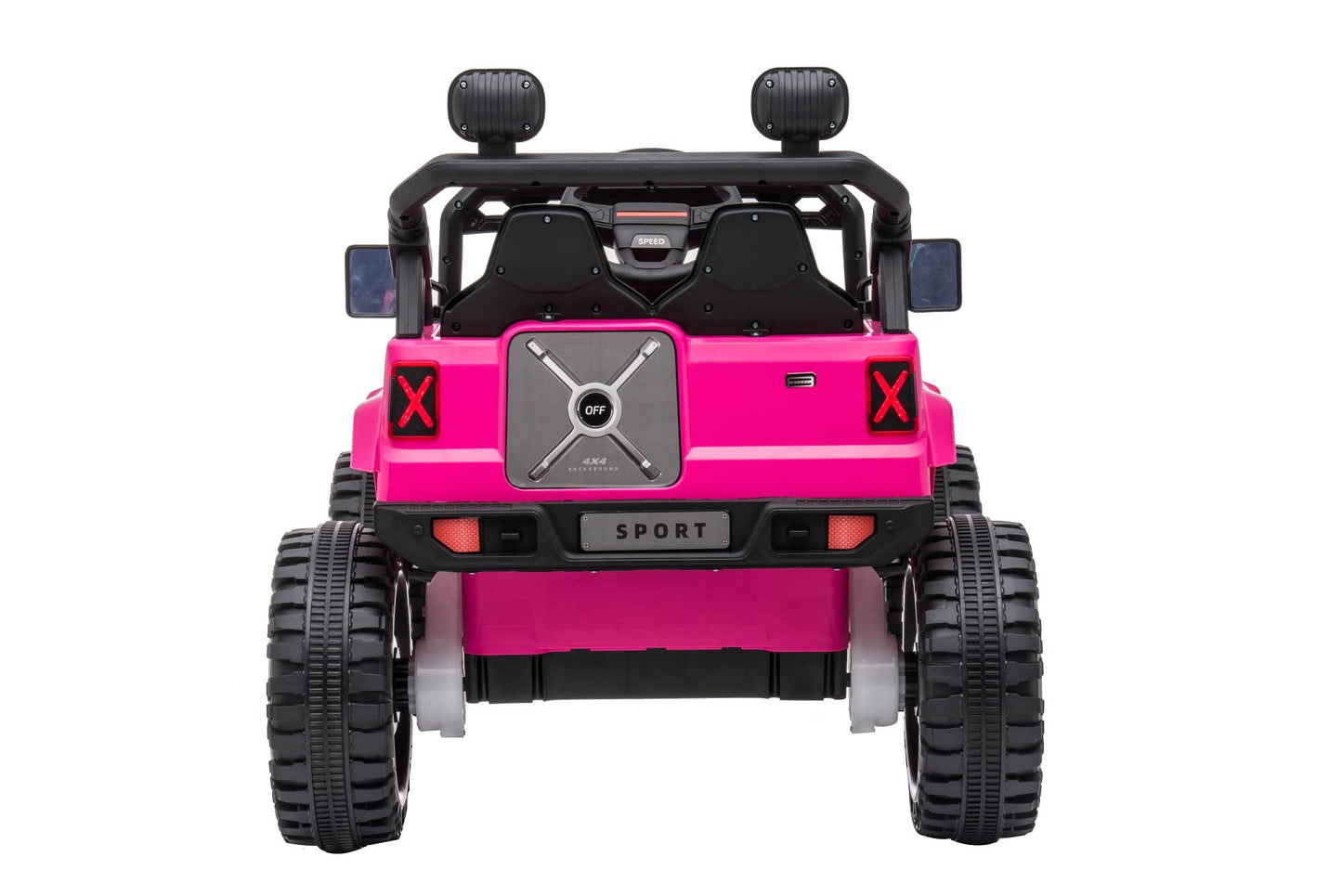 Dakott Kids Ride On Truck With Storage Space, 12V Children'S Electric Car With 2.4G Parental Remote Control, Music, Mp3 Player, Led Lights, Spring Suspension.