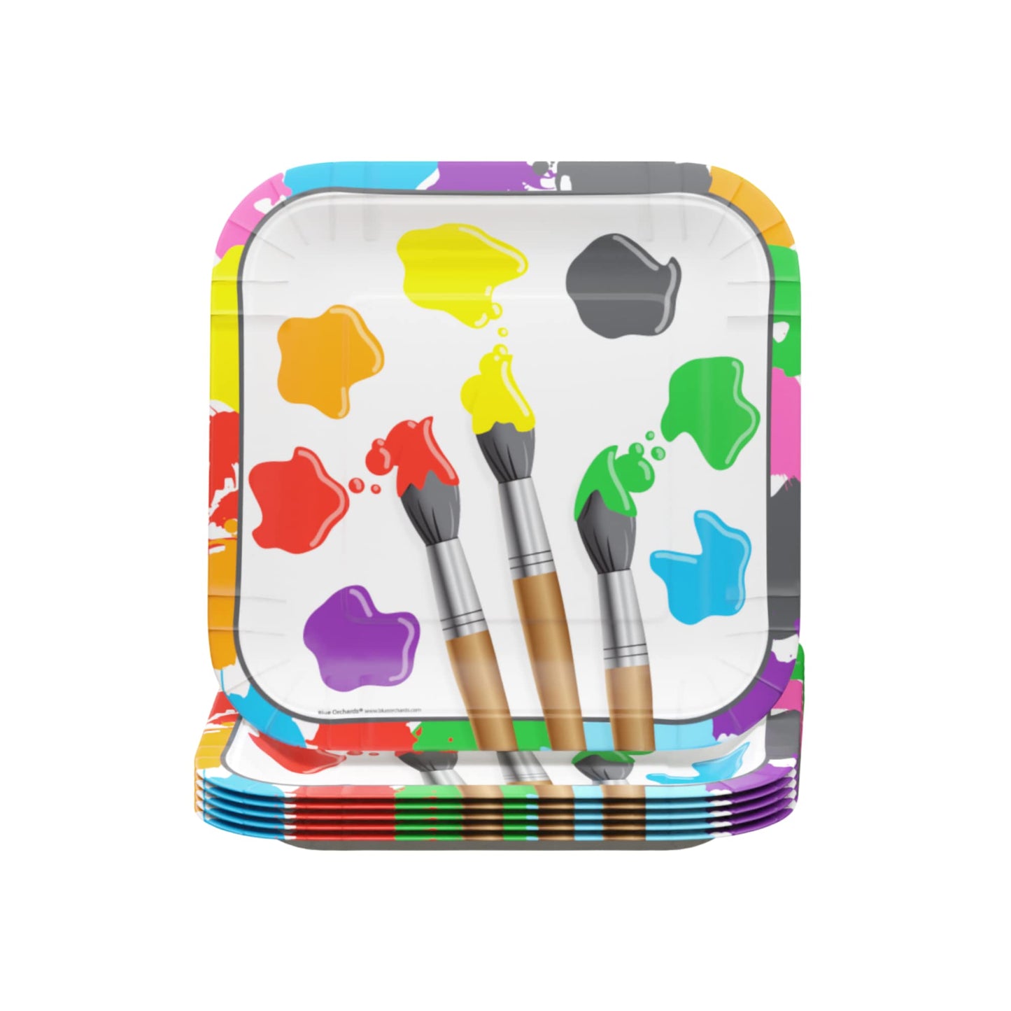 Art Party Supplies Packs (100 Pieces For 16 Guests) - Art Party Decorations, Paint Party Decorations, Artist Party Favors, Art Birthday Party Decorations, Art Party, Blue Orchards