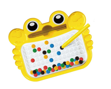 DZLING Magnetic Beads Board Game, MagPad, Educational Learning Toys for Kids, Magnetic Dot Art Game, Magnetic Drawing Board (Cra