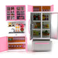 Deluxe Modern Kitchen' Battery Operated Toy Kitchen Playset, Perfect for Use with 11.5'' Tall Dolls