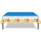 Lide Road 2 Pcs Summer Beach Tablecloth Hawaiian Decorations Disposable Plastic Pool Tablecloth Table Cover for Picnic Beach The