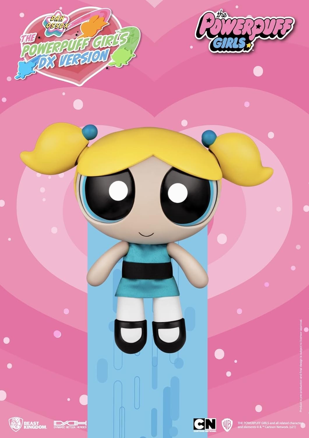 Beast Kingdom The Powerpuff Girls: The Girls Dah-055Dx Dynamic 8Ction Figure Set, Multicolor