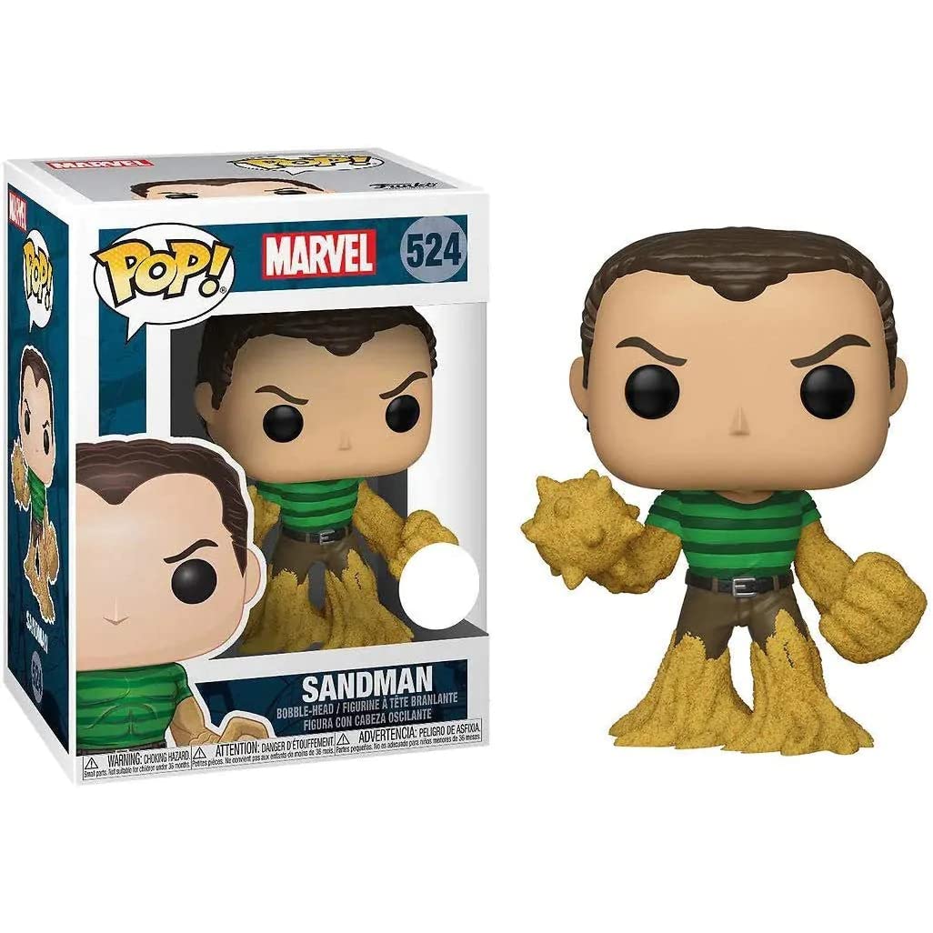 Funko Pop Spider-Man Sandman Exclusive Vinyl Figure - Multicolor, Model FUN42978
