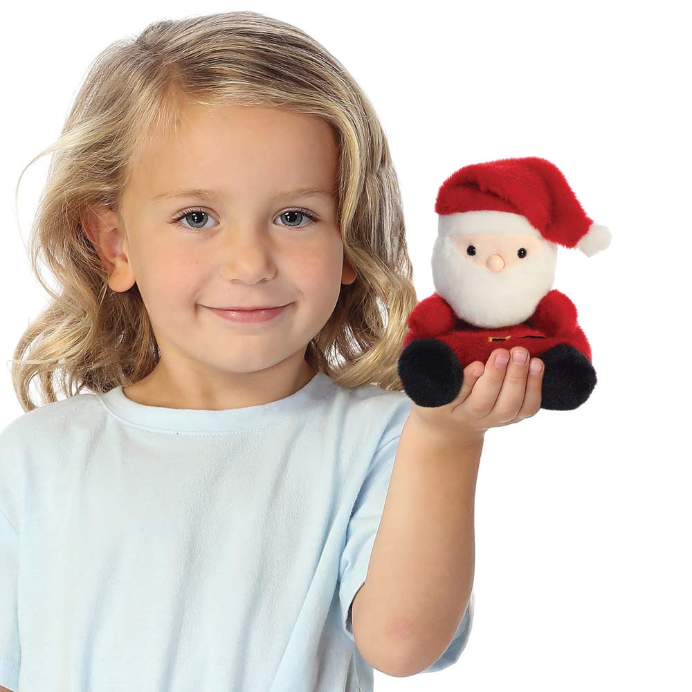 Aurora, 99131, Palm Pals Santa Claus, 5In, Soft Toy, Red & White