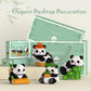 Zemiro Charge Mini Building Blocks 3D Building Toy Panda, Mini Blocks Building Sets, Ideal Gift For Birthdays, Christmas (6 Sets