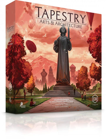 Stonemaier Games: Tapestry: Arts & Architecture Expansion | Add To Tapestry (Base Game) | New Capital City Mats, New Advancement Track, New Civilizations, And More | Ages 14+, 1-5 Players, 120 Mins