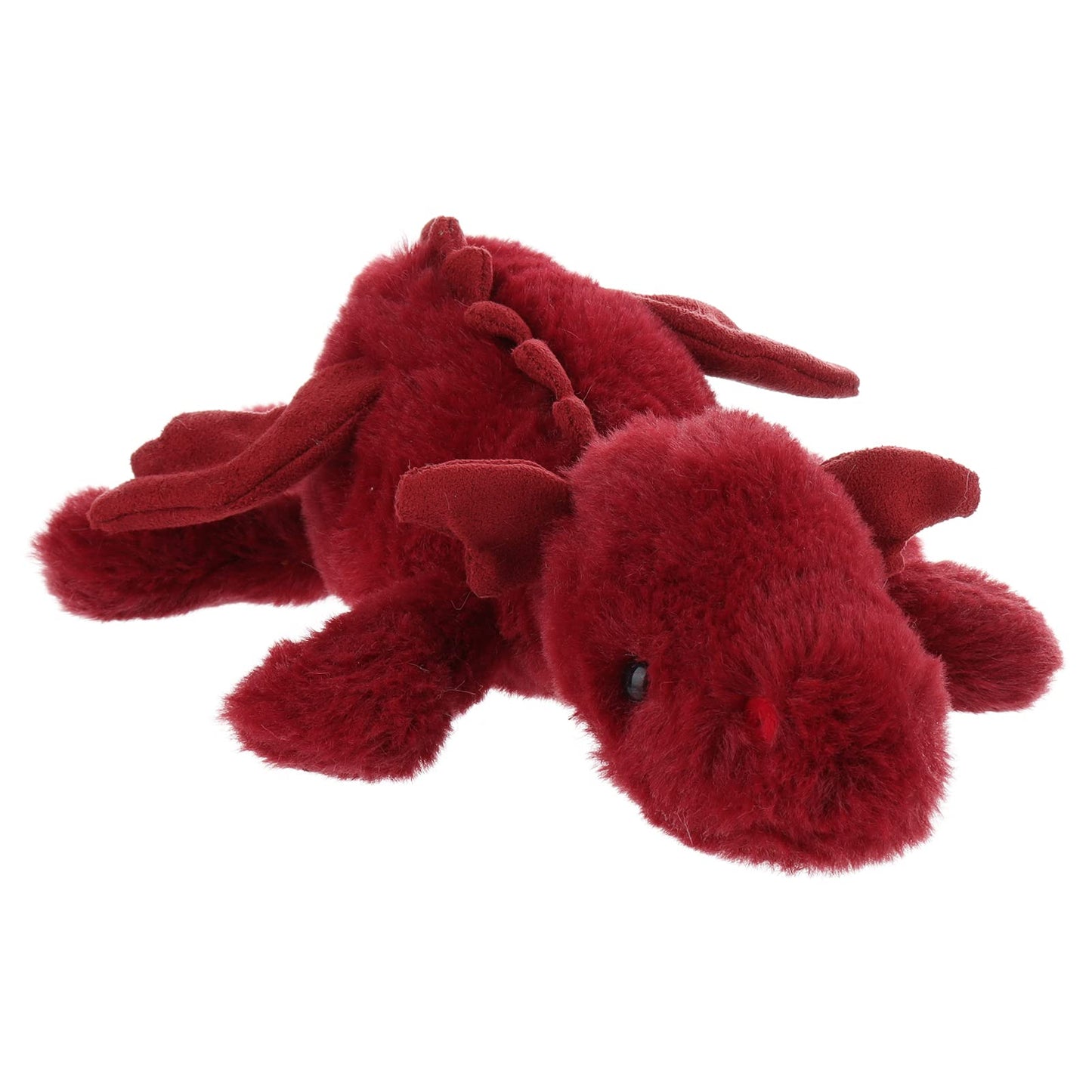 Apricot Lamb Plush Dragon Stuffed Animal, Soft Cuddly 15" Red Dinosaur, Small Polyester Toy for Kids