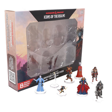 Wizkids D&D Icons Of The Realms: Planescape: Adventures In The Multiverse - Character Miniatures Boxed Set Minis | Painted Figures