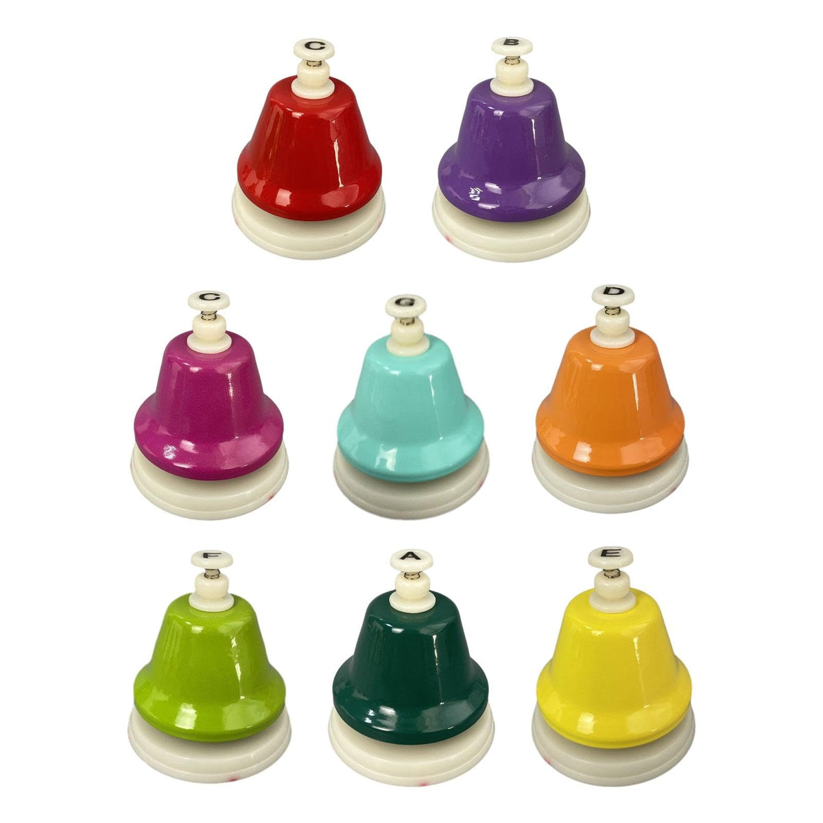 Heavenglow Kids Play Desk Bells Diatonic Colorful Hand Bells Birthday Gift For Children|Musical Instruments & Gear | Percussion 