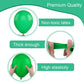 Green And Black Balloons,60 Pcs 12 Inches Matte Dark Green Metallic Silver Matte Black Balloons Confetti Balloons For Baby Birth