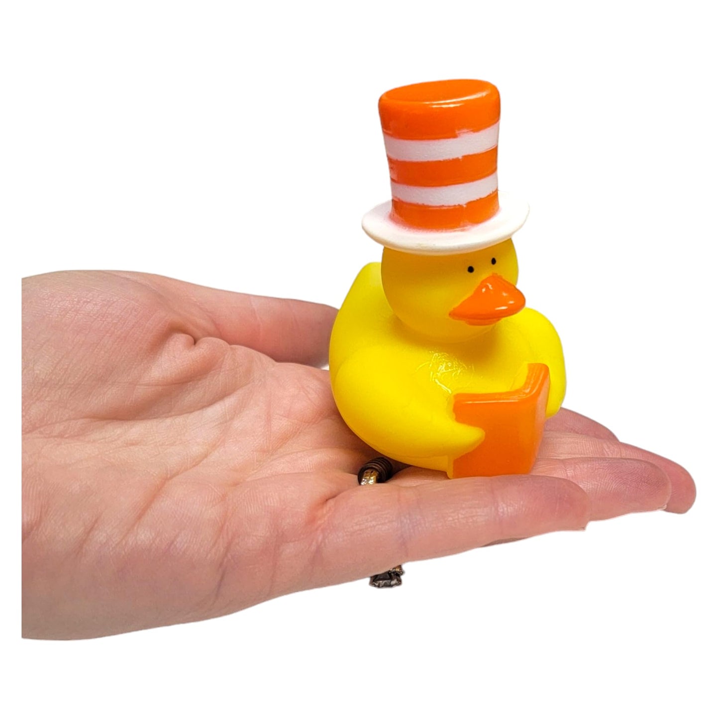 American Wit Cool Rubber Ducks (3') Larger Size. (12 Pack) Cute Duck Bath Tub Pool Toys. Stovepipe Hat Rubber Ducks