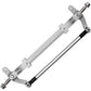 Vgoohobby Metal Front Axle Steering Link Rod Pole Wheel Axle Compatible with Tamiya 1/14 RC Tractor Truck (Silver)