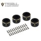 Treal 1.9 Wheel Hubs Brass Weights 9Mm/12Mm/15Mm/18Mm Widen Adapters Compatible With 1/10 Rc Crawlers (12Mm)