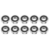 Ubervia Miniature Rubber Skateboard Bearings, Bearings, Replacements for Inline Skates Skateboard Scooter Roller Skates