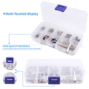 271Pcs M1.4 Rc Screw Kit Screws Assortment Set Hardware Fasteners For Axial Scx24 1/24 Rc Crawler Deadbolt C10 Jeep Axi90081 Axi
