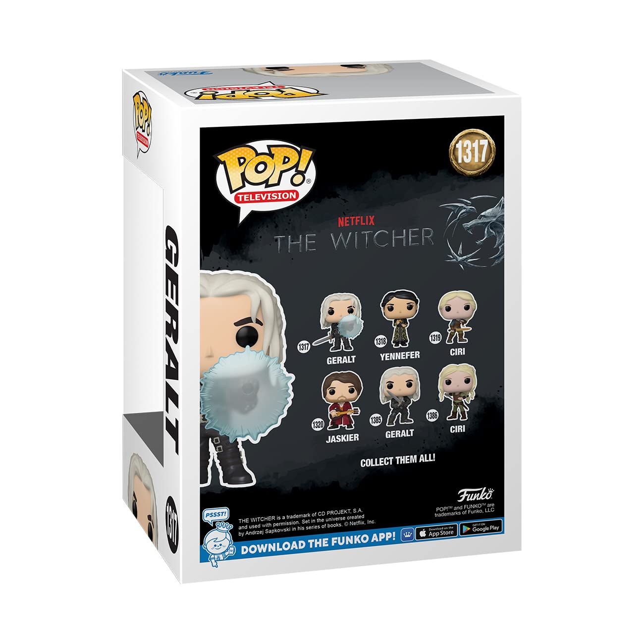 Funko Pop! Tv: Witcher - Geralt - (Shield) - The Witcher - Collectable Vinyl Figure - Gift Idea - Official Merchandise - For Kids & Adults - Tv Fans - Model Figure For Collectors And Display