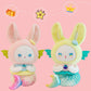 Elainren Cute Mermaid Shape Bunny Plush Toy Cuddle Blue Mermaid Fish Stuffed Marine Doll Gifts/14 ' '