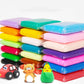 Promote T Ultimate Set Of 36 Air Dry Soft Clay With 3 Tools  Super Soft, Stretchy & NonSticky Stress Relief Toys For Baby Chil