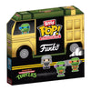 Funko Bitty Pop! Teenage Mutant Ninja Turtles (TMNT) - 12pc Multipack - 0.9 Inch (2.2 cm) - Teenage Mutant Ninja Turtles Retro/Classic Collectible Stackable Display Shelf Included