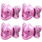 4D Animal Elephant Head Balloons Elephant Balloons For Kids Boys Girls Party Supplies Birthday Decorations Baby Shower, 4 Pack I