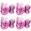 4D Animal Elephant Head Balloons Elephant Balloons For Kids Boys Girls Party Supplies Birthday Decorations Baby Shower, 4 Pack I