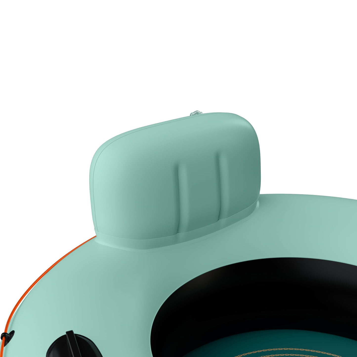 Retrospec Siesta Float 48'' Inflatable River Tube | Heavy-Duty Water Float w/Backrest & Cup Holders | 300 lbs | Repair Kit | Poo
