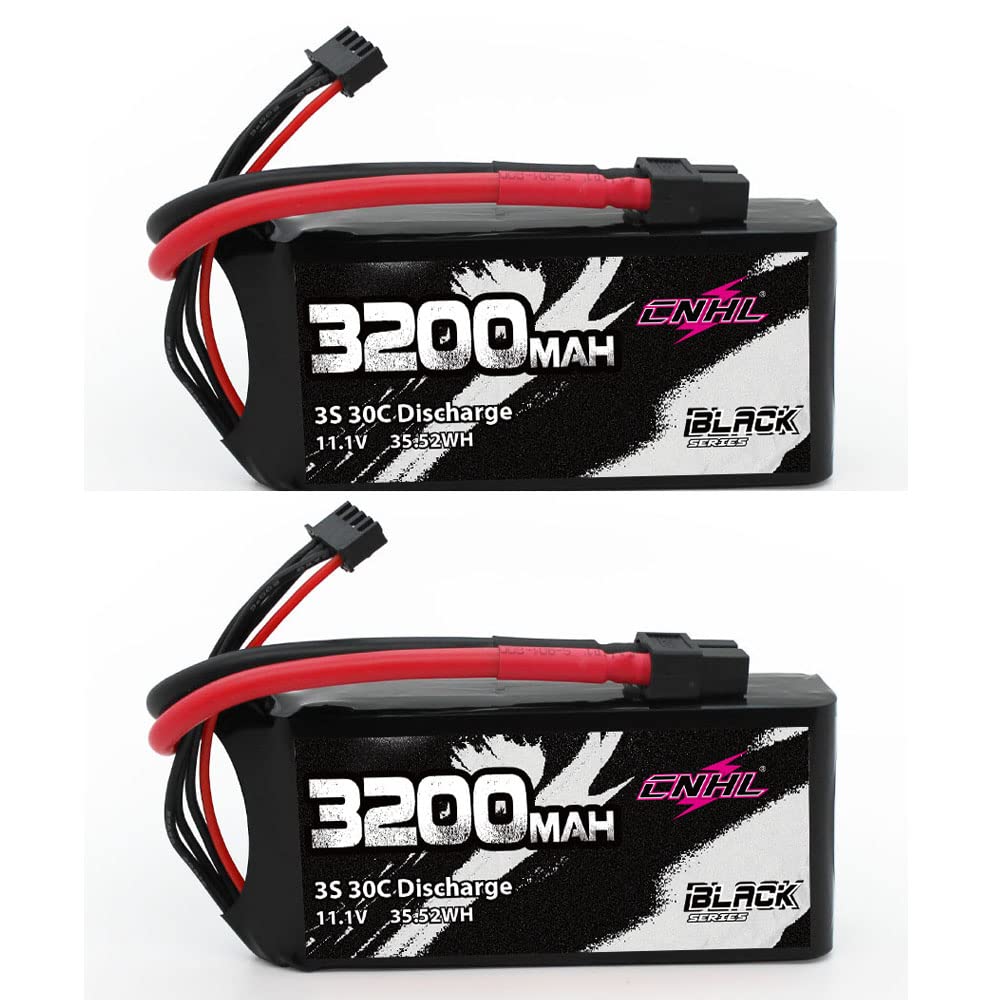 CNHL 3200mAh 3S Shorty Lipo Battery 30C 11.1V lipo Battery with XT60 for RC Airplane RC Quadcopter RC Evader BX Car RC Truggy RC