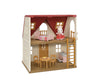 Calico Critters Red Roof Cozy Cottage Dollhouse Playset With Figure, Furniture And Accessories