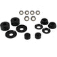 Skateboard Bushings Washers Pivot Cups Nuts Truck Rebuild Kit for 2 Trucks (98A Black)