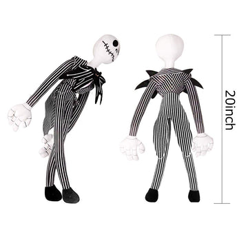 Originalidad Nightmare Before Christmas Jack Skellington Plush Doll - Pumpkin King Plush Stuffed Toys Dolls (Jack Doll 20 Inches)