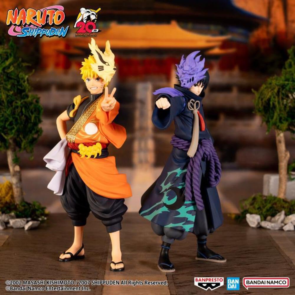 Banpresto - Naruto Shippuden - Uzumaki Naruto (Animation 20Th Anniversary Costume), Bandai Spirits Figure