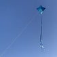 In The Breeze 3294 - Blueberry 30 Inch Diamond Kite - Solid Blue, Fun, Easy Flying Kite
