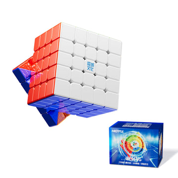 Moyu Aochuang V6 5X5 Magnetic Stickerless Uv Coated Speed Cube, 5 By 5 Flagship Edition Cube, 160 Magnets, Anti-Stick Design Adj