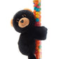 The Petting Zoo Black Bear Stuffed Animal Plushie Slap Bracelet, Gifts For Kids, Candypalz, Zoologee Black Bear Plush Toy