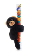 The Petting Zoo Black Bear Stuffed Animal Plushie Slap Bracelet, Gifts For Kids, Candypalz, Zoologee Black Bear Plush Toy