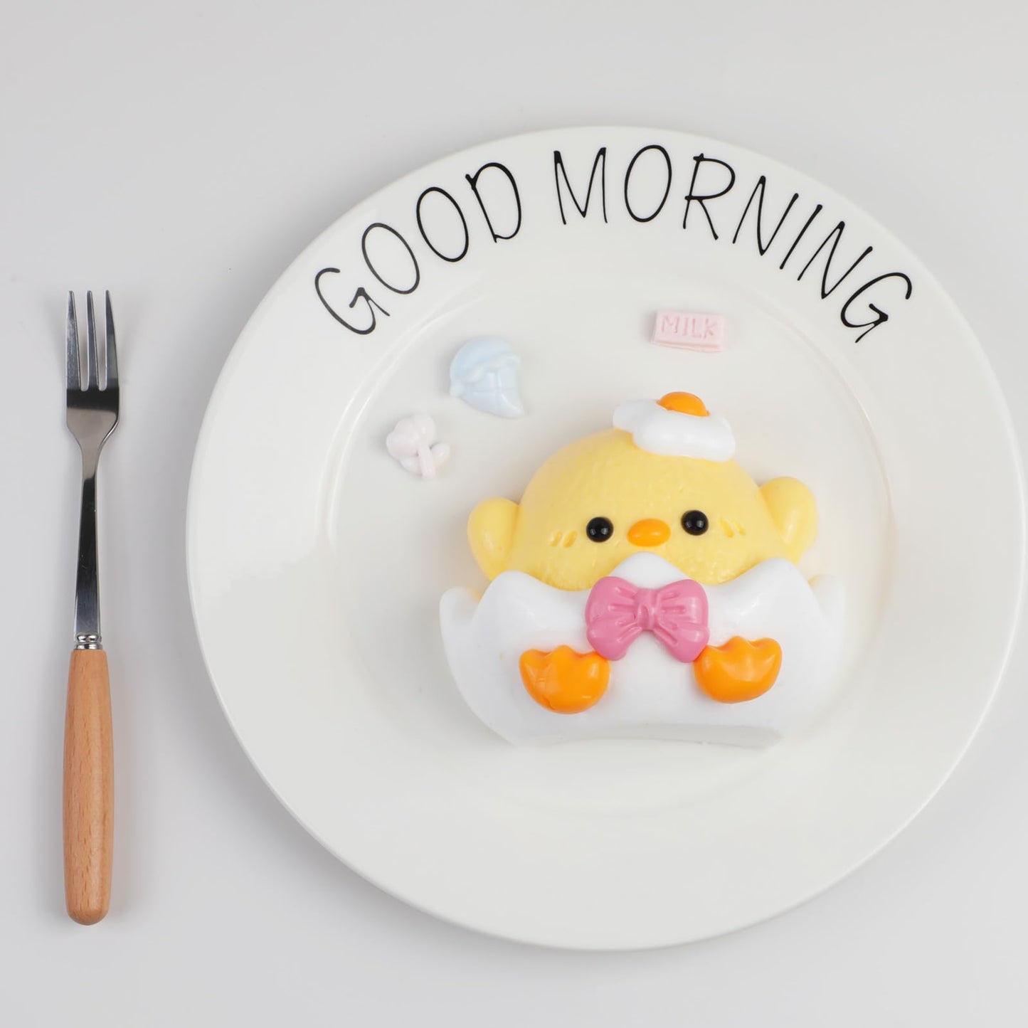 Taba Squishy Chick Kit - Kawaii Handmade Yellow Chicken Breaking Egg Shell,Fidget Toys For Kids