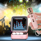 Divoom Ditoo-Mic - Wireless Bluetooth Karaoke Speaker With Microphone, Retro Pixel Art Display, Portable Mini Speaker For Car Ka