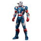 Hiplay Zd Toys Collectible Figure Full Set: Anniversary Series Non-Luminous Version: War Machine Patriot 1.0 (1906-52), 1:10 Sca