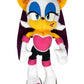 Great Eastern GE-7542 Sonic The Hedgehog Rouge The Bat Plush Toy, 11", Multi-colored, Soft Plush Material